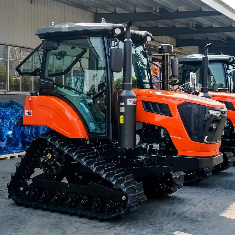 120Hp Dry Land and Paddy Crawler Tractor Match Sorts of Attachments for Farming