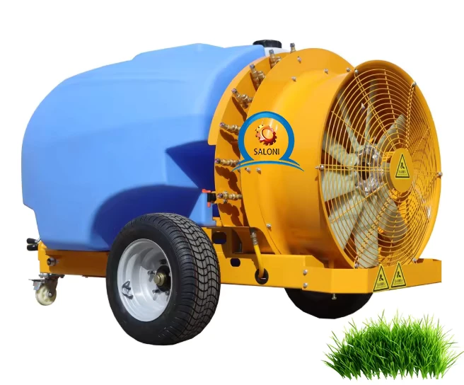 1500L Trailer Type Air Blast Sprayer High Capacity Orchard Spraying Machine