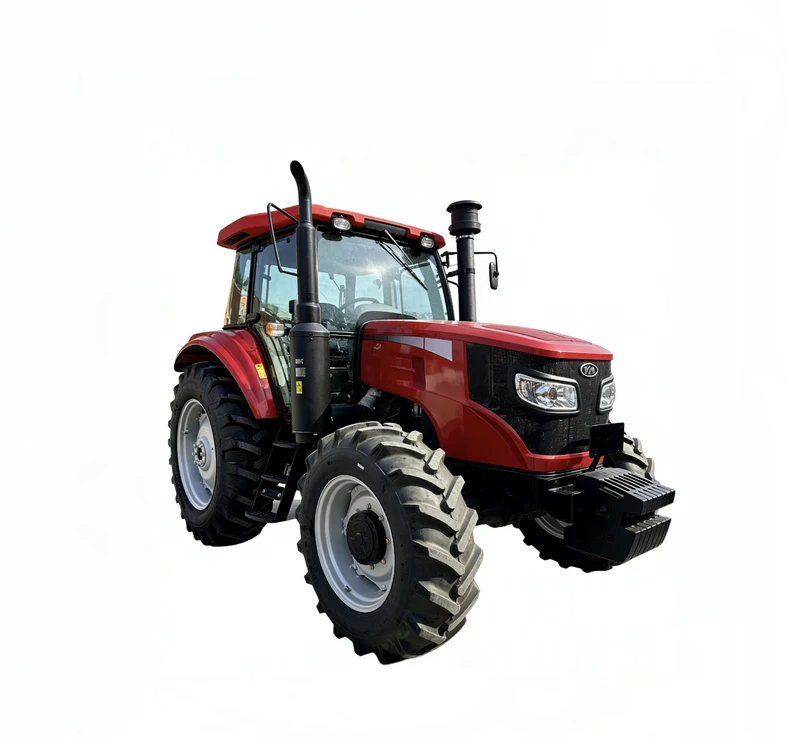 180HP4WD Six Cylinder Agricultural Tractor Large Wheeled Farm Tractor for Paddy Dry Land Reinforced Rear Axle Rotary Tiller