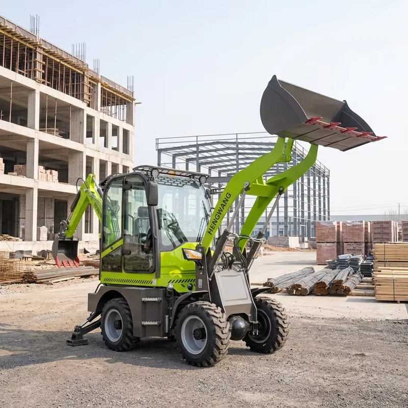 1Ton/2 Ton Mini Backhoe Loader Diesel Front Loader Retroescavadeira With Backhoe Attachment