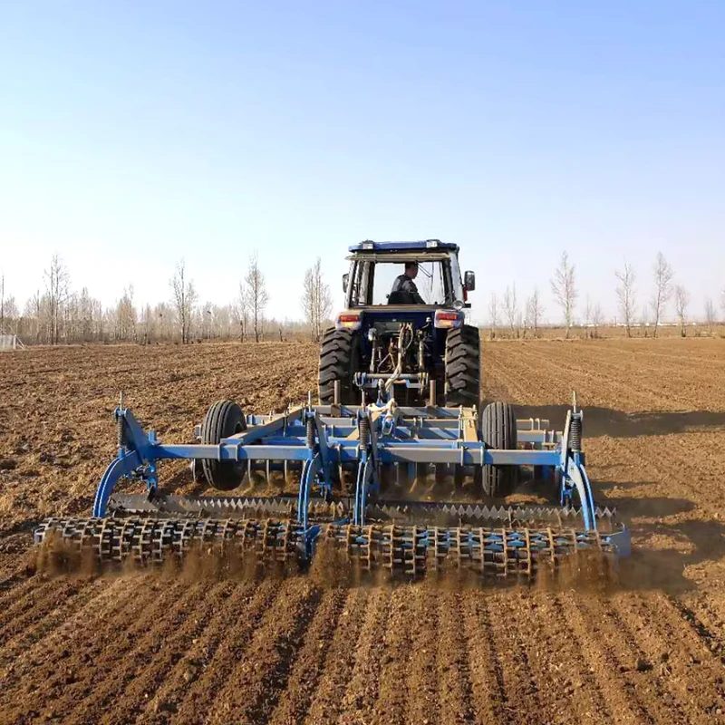 1ZL 3.6m 40pcs Combined Land Preparation Machine Heavy Duty Disc Harrow with Crumbling Stick for Land Leveling 120Hp Tractor