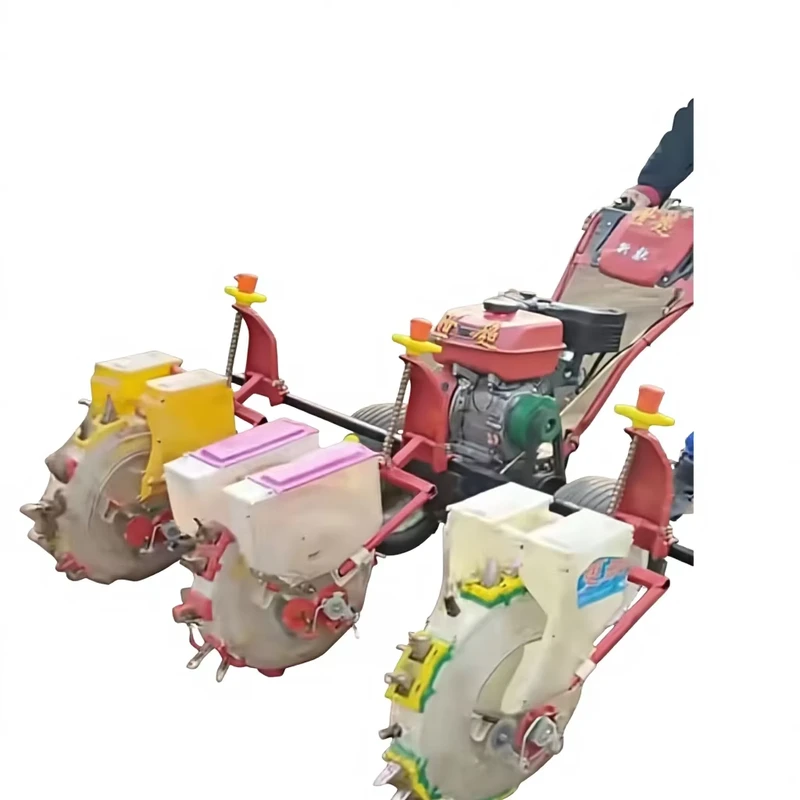 2-Row Gasoline Powered Motor Engine Automatic Corn Maize Peanut Soybean Precision Direct Seeder Fertilizer Drop Planter Sowing