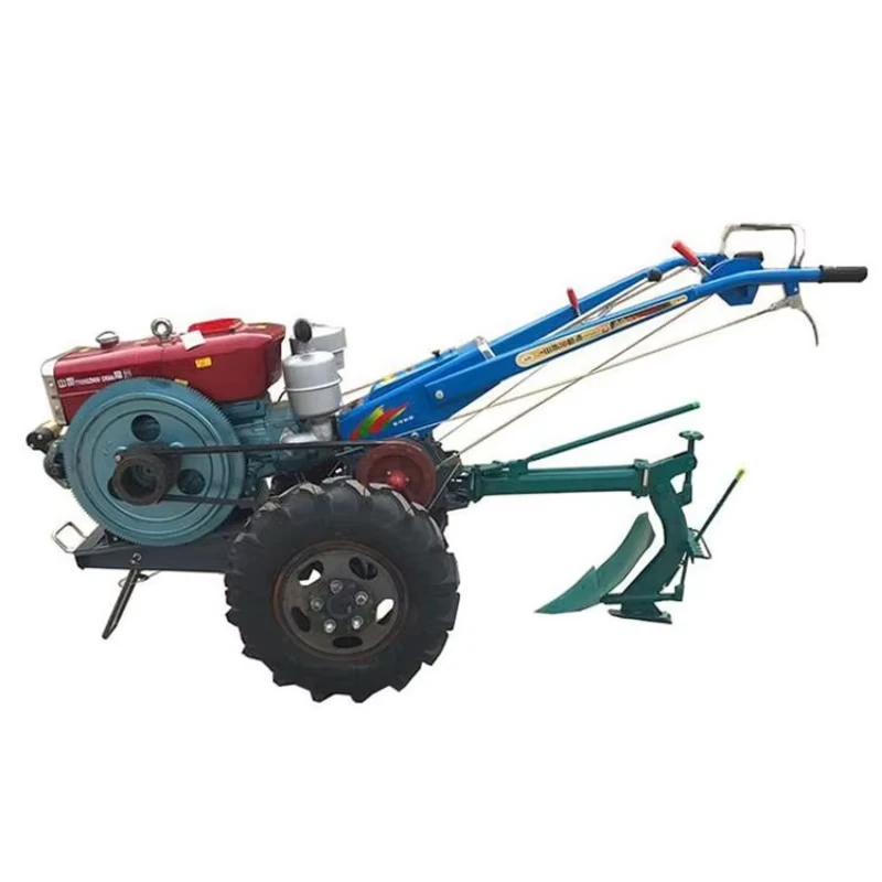 20HP Diesel Rotary Tiller with Gear and Bearing Plough Seeder Trailer for Farm Land Preparation