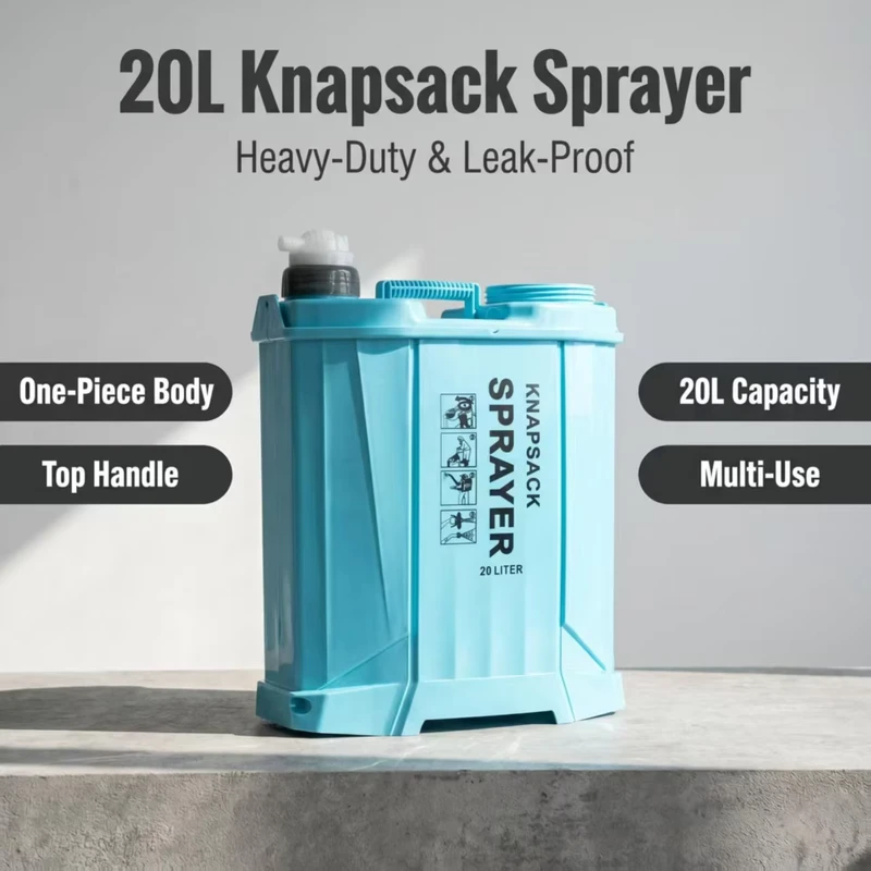 20L Knapsack Sprayer Manual Backpack Pressure Sprayer Agricultural Pesticide Spraying Machine