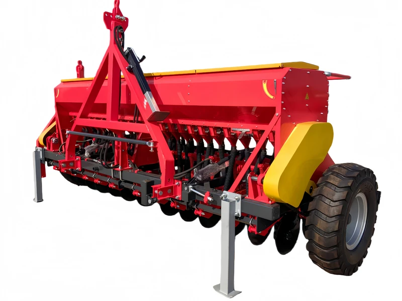 24 Rows Heavy Duty Tractor Drill Grain Seed Seeding Machine No-till Wheat Drill Seeder Planter with Gearbox CE