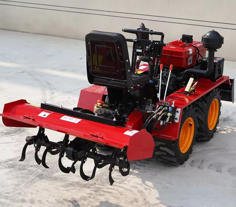 25hp 35hp 80hp 100hp 120hp Crawler Tractor Rotary Tiller Ditch Ploughing Machine Cultivator for Farming