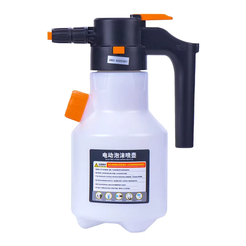 2L Electric Snow Foam Sprayer Bottle with Foam Lance Portable Car Wash Foam Sprayer for Camping Outdoor Use 1 Year Warranty