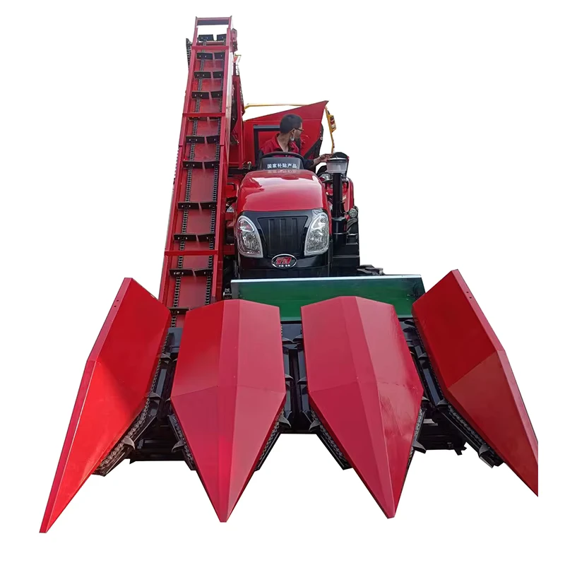 3 Rows Corn Combine Harvester Tractor Mounted Mini Corn Harvesting Machine