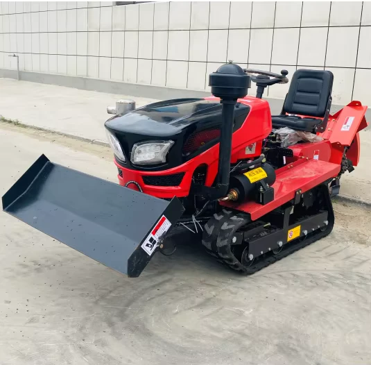 35HP 50HP 60HP 80HP Paddy and Dry Land Farm Tractor with Front Loader Mini Crawler Tractor