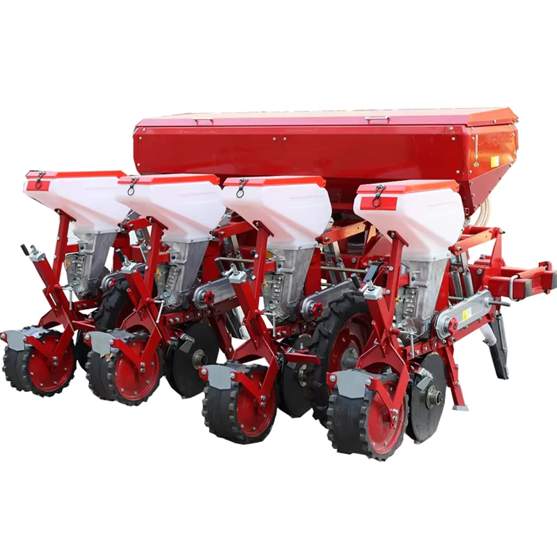 4 Rows Air Suction Type Pneumatic Precision Corn Seed Planter Machine