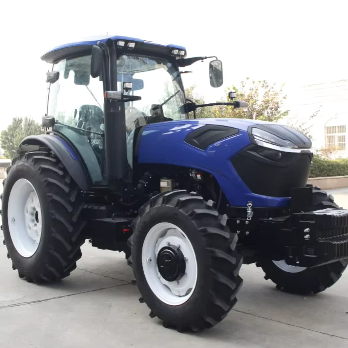 4WD Mini Agriculture Farm Tractor Made in China Greenhouse Orchard Wheel New Used Farming Tractors