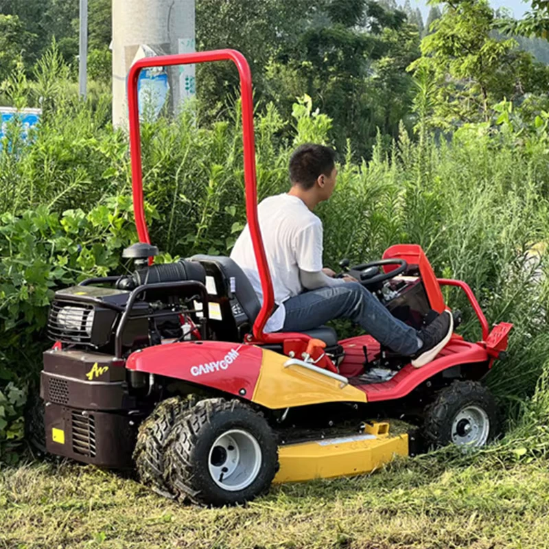 4WD Ride On Lawn Mower Garden EPA CE Four Wheel Drive Riding Tractor Lawn Mower 4x4 Gasoline Lawn Mower