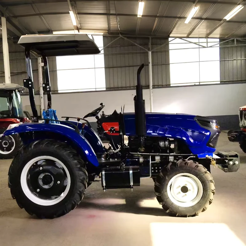 50 HP Mini Tractor Home Agriculture Ditching 4x4 Tractor Multifunctional Diesel Engine Hydraulic Tractor