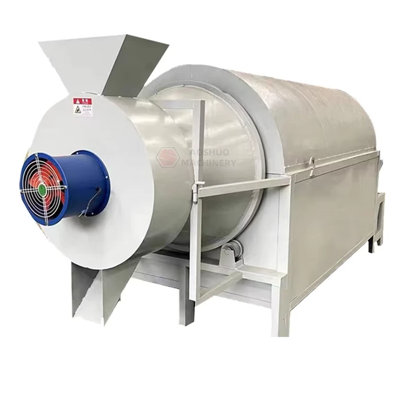 Agricultural Dryer Grain Rice Drying Equipment Corn Cobs Bark Rotary Dryer Machine for Biomass