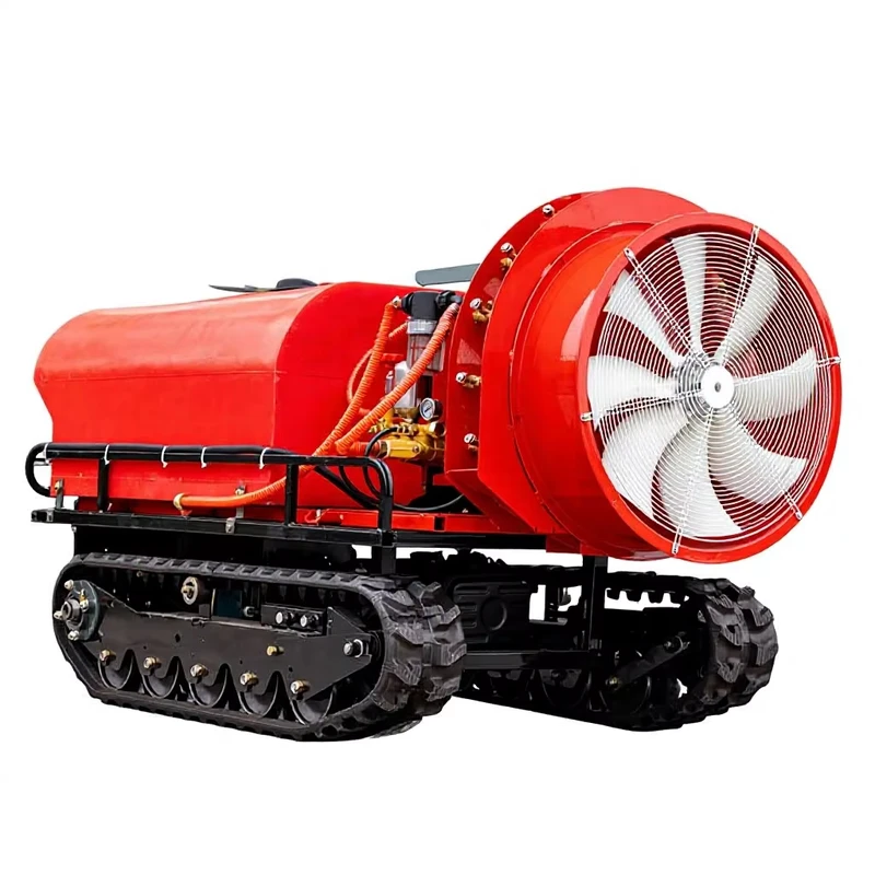 Agricultural Farming Robot Sprayer Orchard Air Assisted Mist Sprayer Remote Controlled Pesticide Applicator