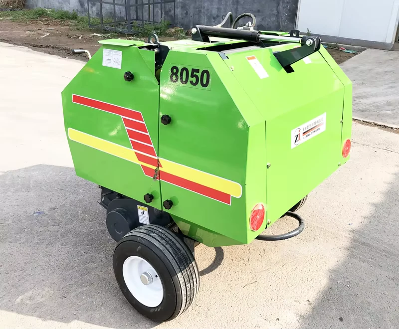 Agricultural Fully Automatic Straw Baler Wheat Corn Rice and Soybean Picking Tractor Hanging