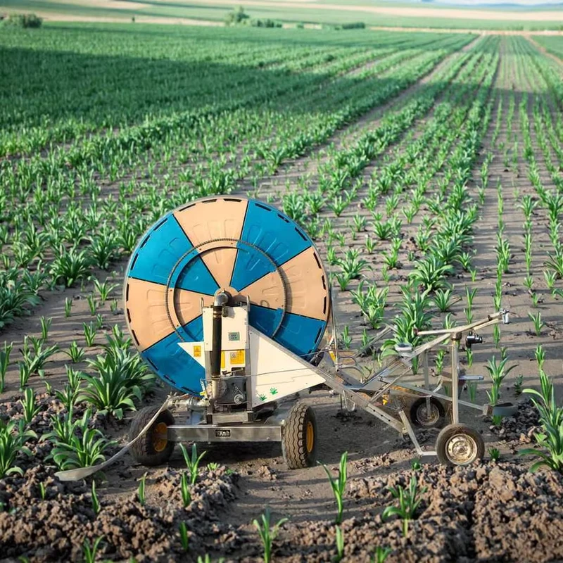 Agricultural Irrigation Machine With Big Gun Sprinkler and Boom Traveling Sprinkler Hose Reel Irrigation System