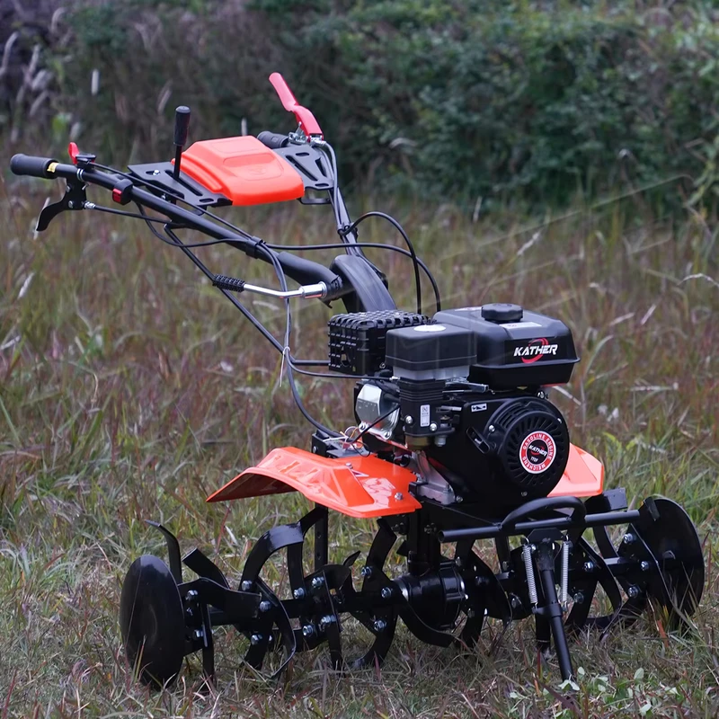 Agricultural Machinery Equipment Mini Land Cultivation Machine 2 Wheel Power Tiller Weeder Cultivator Walking Hand Tractor