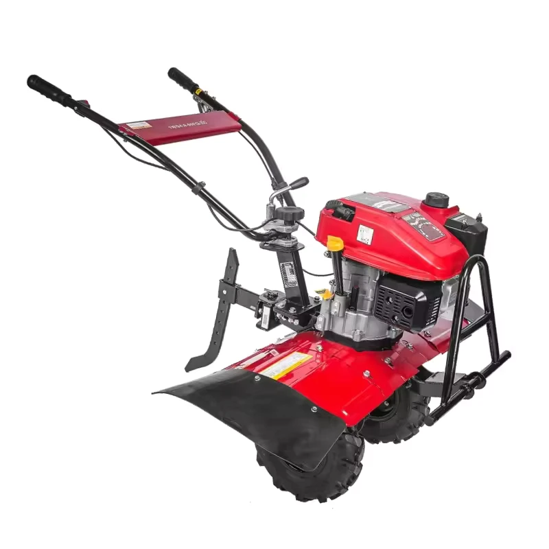 Agricultural Machinery Mini Electric Cultivator Power Tiller 242cc 7HP 173F Gasoline Tillers With Straight Blade