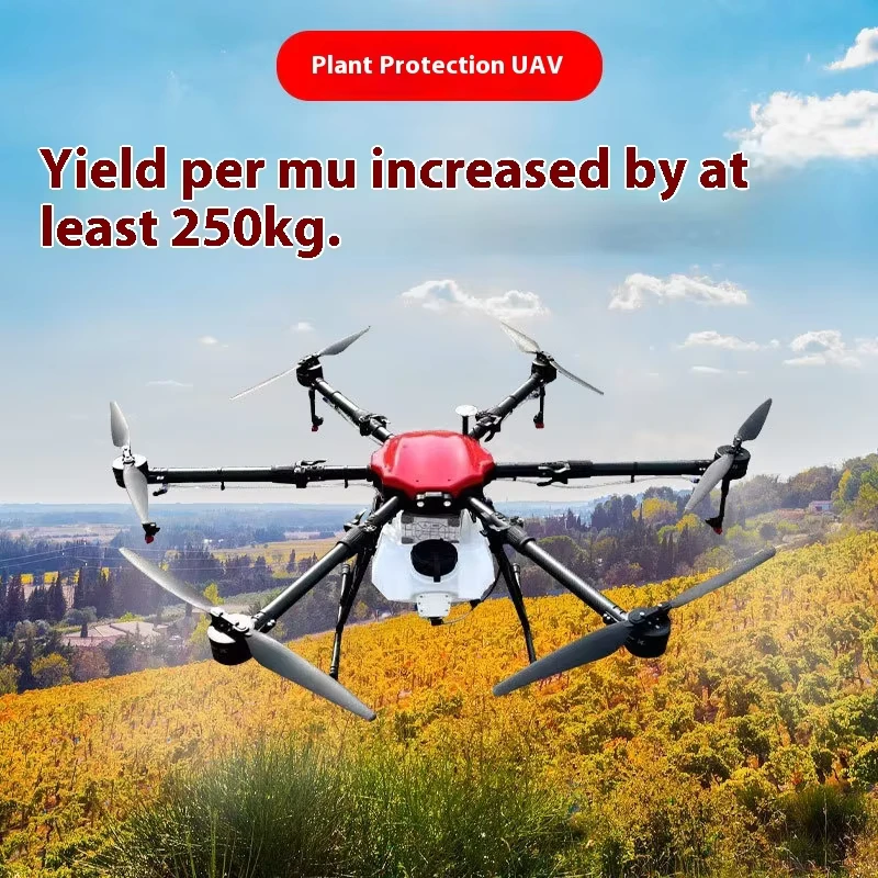 Agricultural Plant Protection UAV Spraying Machine Plastic Construction 1000ml Capacity Remote Control for Orchard Farmland