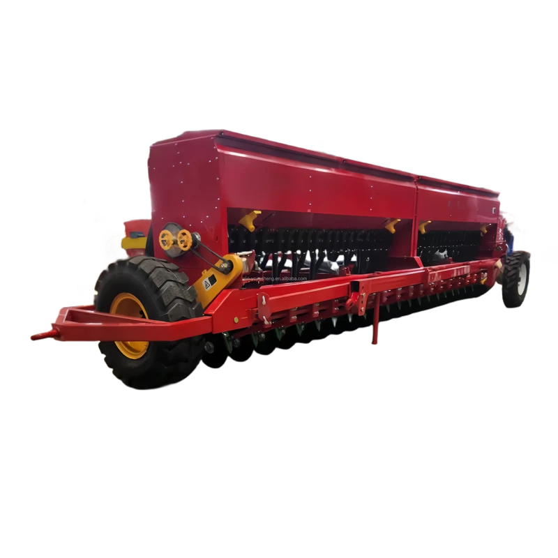 Agricultural Seeder Planter Tractor Traction No-till Wheat Drill Machine Rice Alfalfa Seeder 24-Row High Double Disc