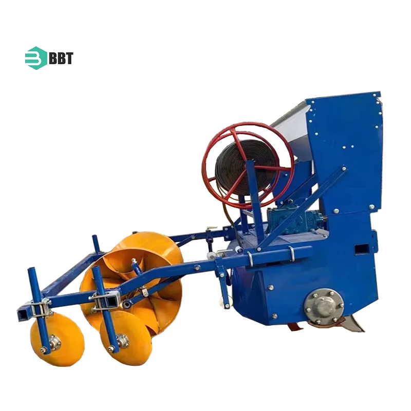 Agriculture Plastic Mulch Layer Agricultural Laminating and Potato Ridging Machine With Farm Tractor
