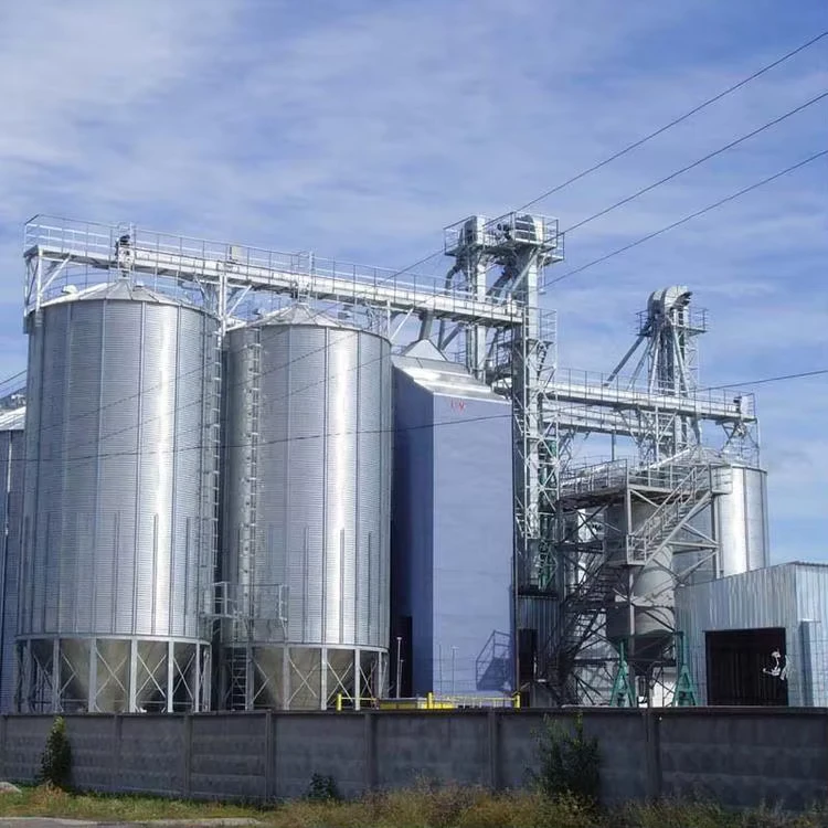 Automatic Galvanized Steel Silo Storage Ventilation Drying Corn Silo for Farm Construction and Home Use