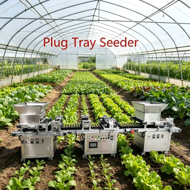 Automatic Plug Tray Seeder for Vegetable & Flower Seeds Intelligent Control With Watering Function