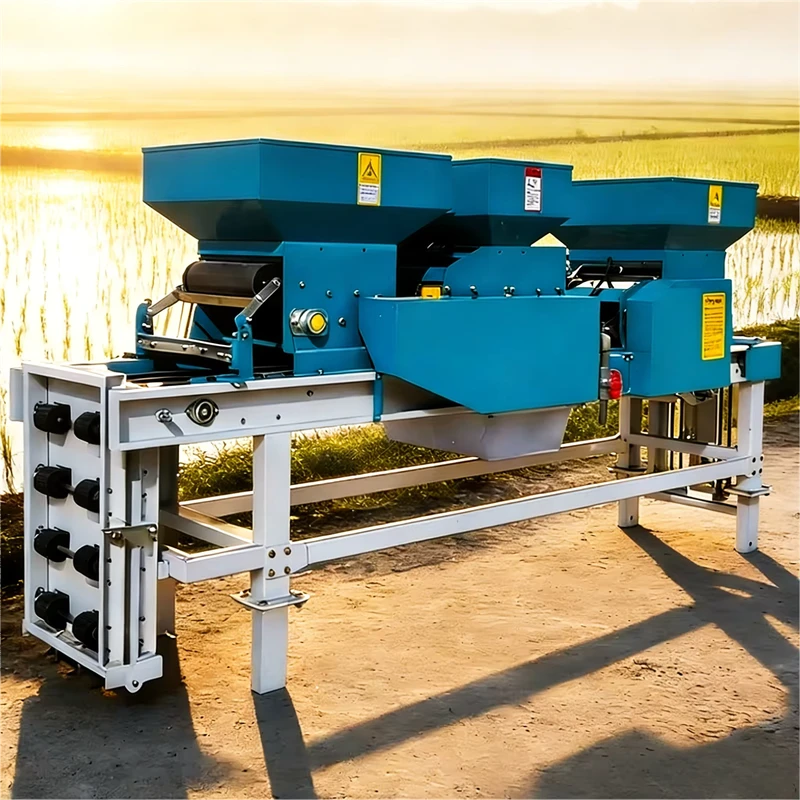 Automatic Rice Seedling Tray Sowing Machine with Engine 220V