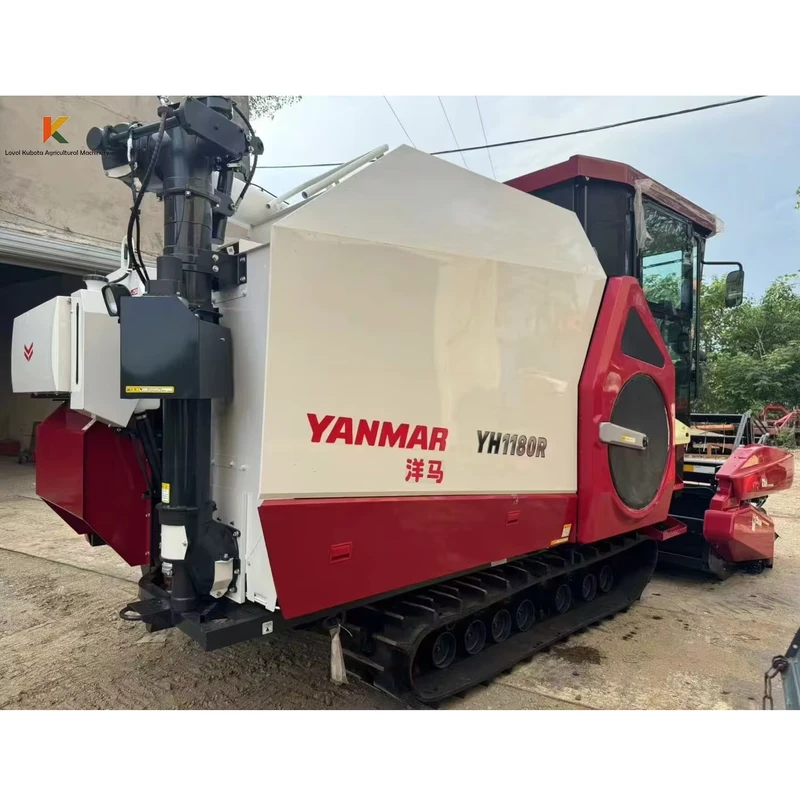 Automatic Used for Farm Grain Rice Wheat Harvester with Engine & Gearbox Multifunctional 120-121 HP