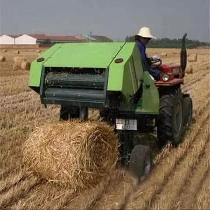 Automatically Bundled Silage Straw Square Bale Picking Animal Feed Baler Machine Binding Machine for Crop Plantation