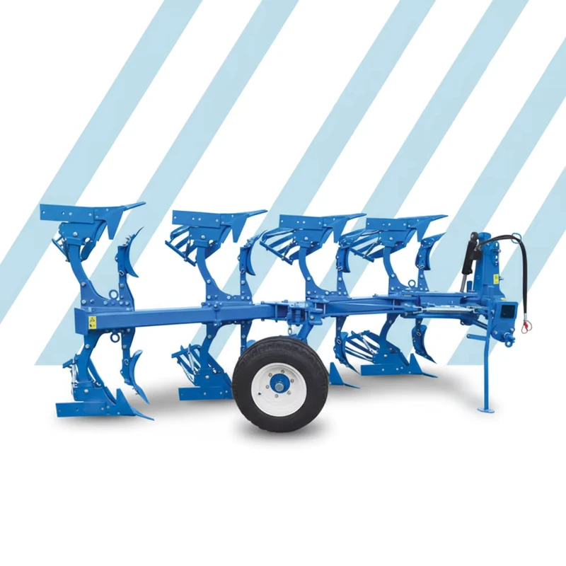 CE Approved Reversible Plough Machine Agricultural 4 Furrow For Large Fields
