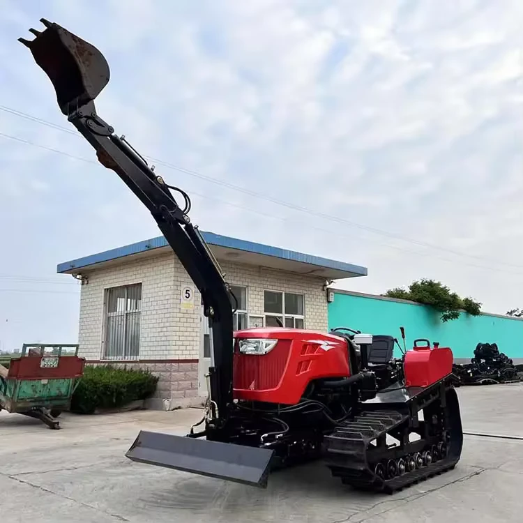 CE Certified 35hp Paddy Field Crawler Tractor 25hp 120hp Harvester Machine Tractor