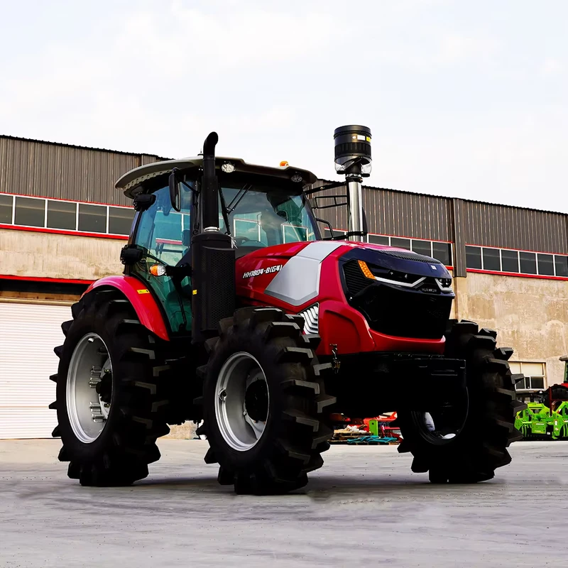 China Agricultural Machinery Manufacturer Small Greenhouse 80HP 90HP 100HP 120HP 130HP Mini 4WD Wheel Farm Tractor