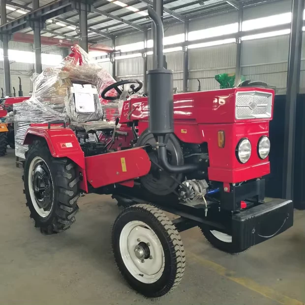 Compact Tractors 25 HP Multifunctional Hydraulic Tractor Four Wheel Drive Agriculture Orchard Small Tractor