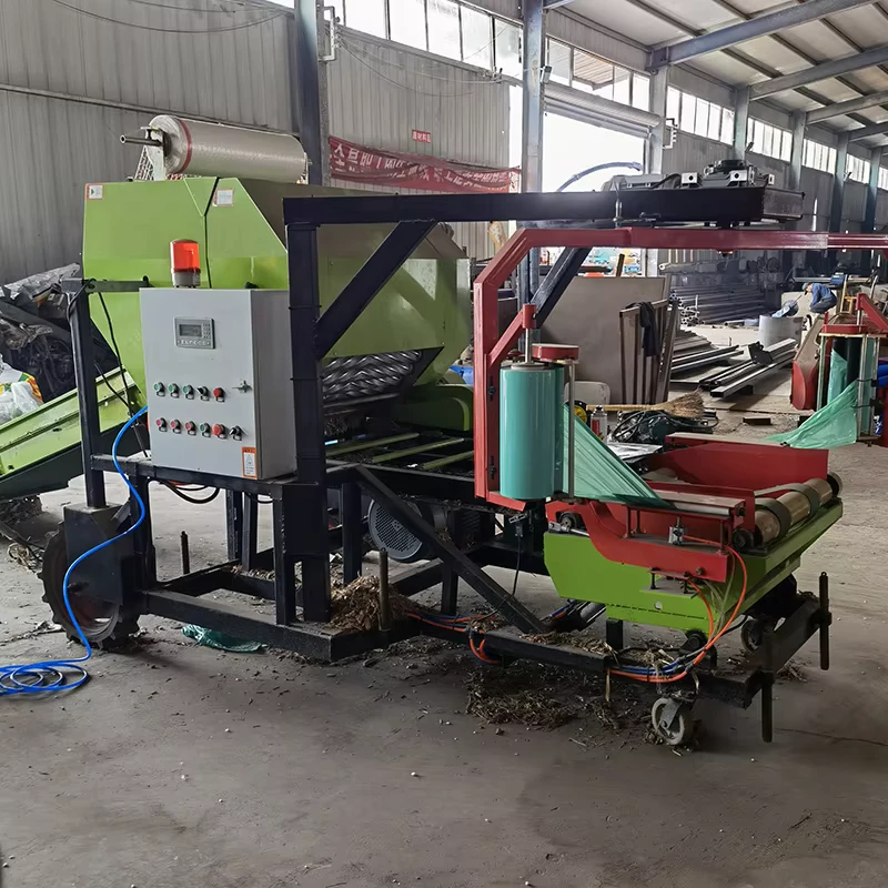 Corn Silage Baler Machine Hydraulic Baler Machine Mini Hay Grass Baler