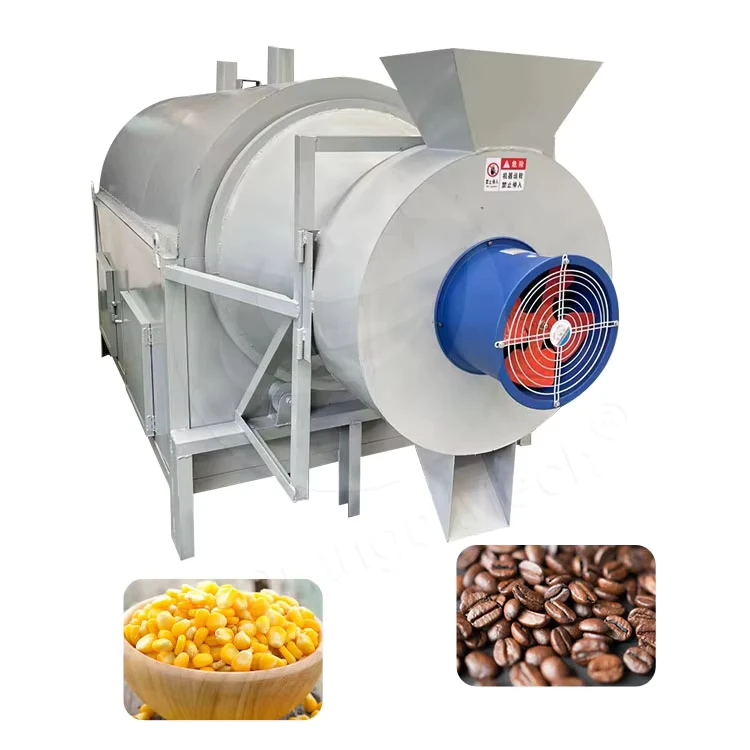 Cow Dung Manure Solar Dryer Mechanical Brewer Grain Cocoa Seed Rice Husk Batch Dryer Machine