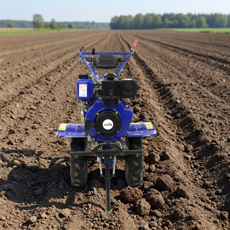 Diesel Engine 5hp 6hp 10hp Mini Handheld Power Rotary Tiller Rotavator Multipurpose Garden Cultivator 1 Year Warranty