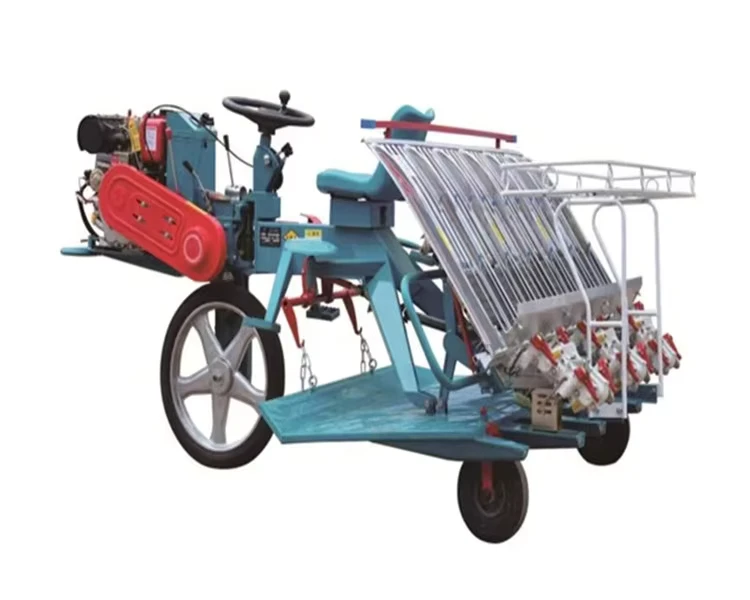 Diesel Engine Power 4 Row 6 Row Rice Transplanter Manufacturers Supply Multi-functional Rice Transplanter