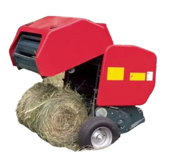 Diesel Powered Round Forage Baler Wrapper Automatic Hay Forage Baling and Wrapping Integrated Machine