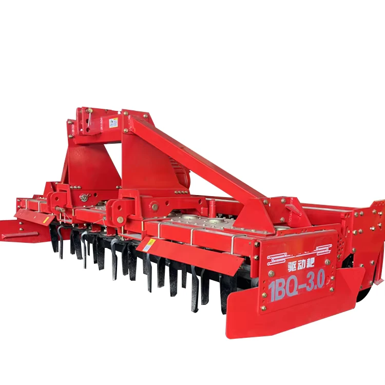 Dry Land Rotary Harrow Large Farmland Drive Harrow 2 4 Meters Hydraulic Folding Power Harrow