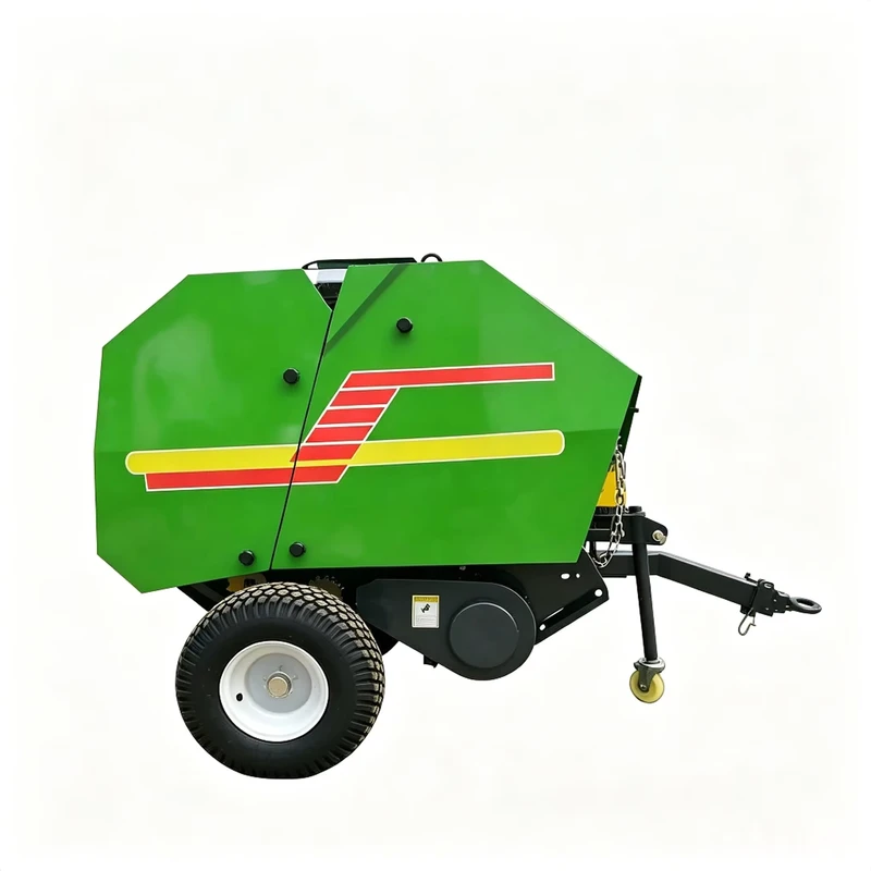 Easy To Operate Crushed Corn Stalk Press Machine Square Baler Machine Hay Pasture Wheat Straw Pine Pickup Traction Square Baler