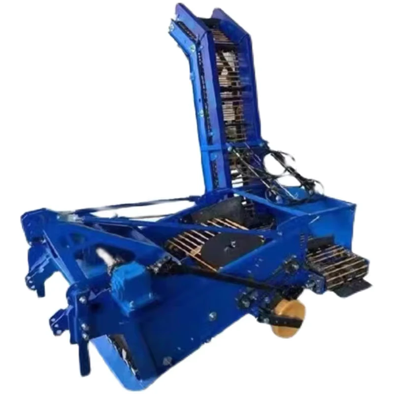 Efficient Mini Automatic Two Column Self Loading Potato Harvester Machine New Condition with Core Motor Component Crop Picker
