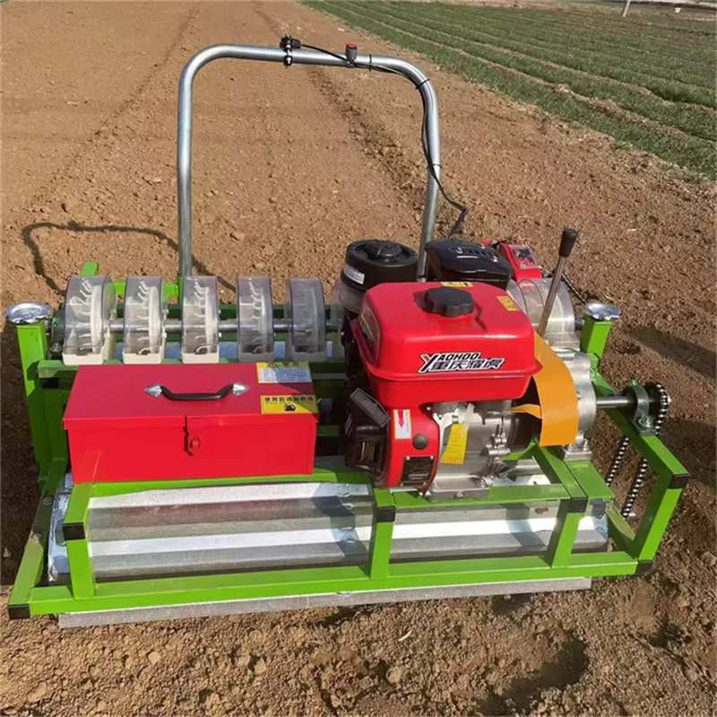 Electric Precision Vegetable Seeder Four Stroke Small Seed Gasoline Sowing Machine Seedling Free Green Manual Vegetable Seeder
