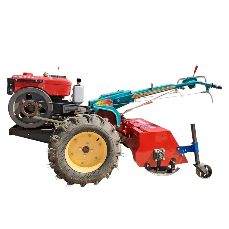 Environment-friendly Returning Farmland 2-wheel Walking Tractor Straw Crusher for Farmland