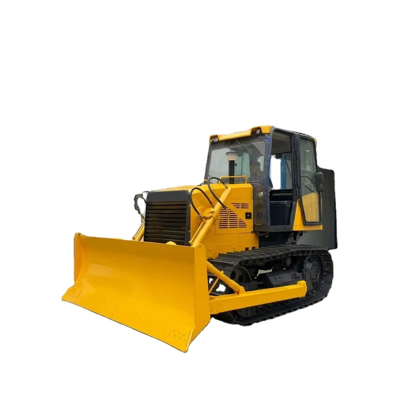 Factory 10 Ton Compact Agricultural Bulldozer Mini Crawler Bulldozer With Engine And Pump Core Components