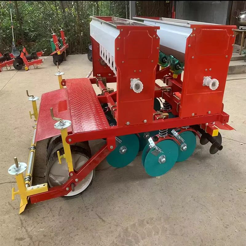 Factory Direct Mini Pasture Grain Wheat Disc Drill Seeder Mounted Farming Equipment Dry Rice Seeder