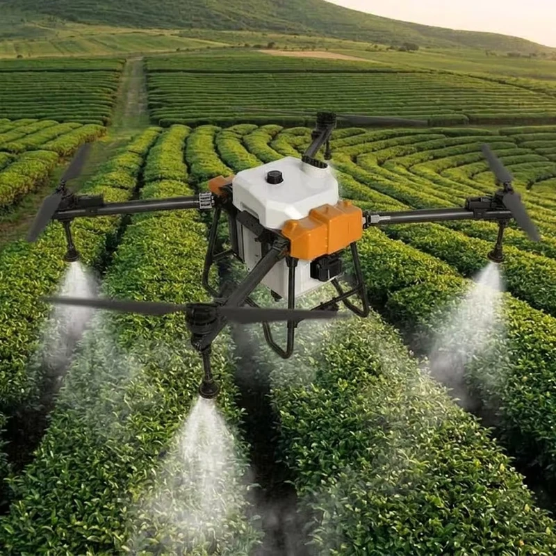 Factory Large Payload Agricultural UAV Irrigation Hybrid Plant Protection Outdoor Drones with RTK Spraying Agricultural Drones