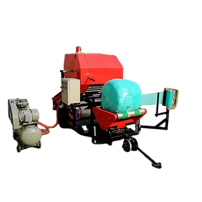 Factory Price Mini Round Silage Baler Wrapper Hay Baler Wrapping Machine Corn Straw Packing Machine for Sale