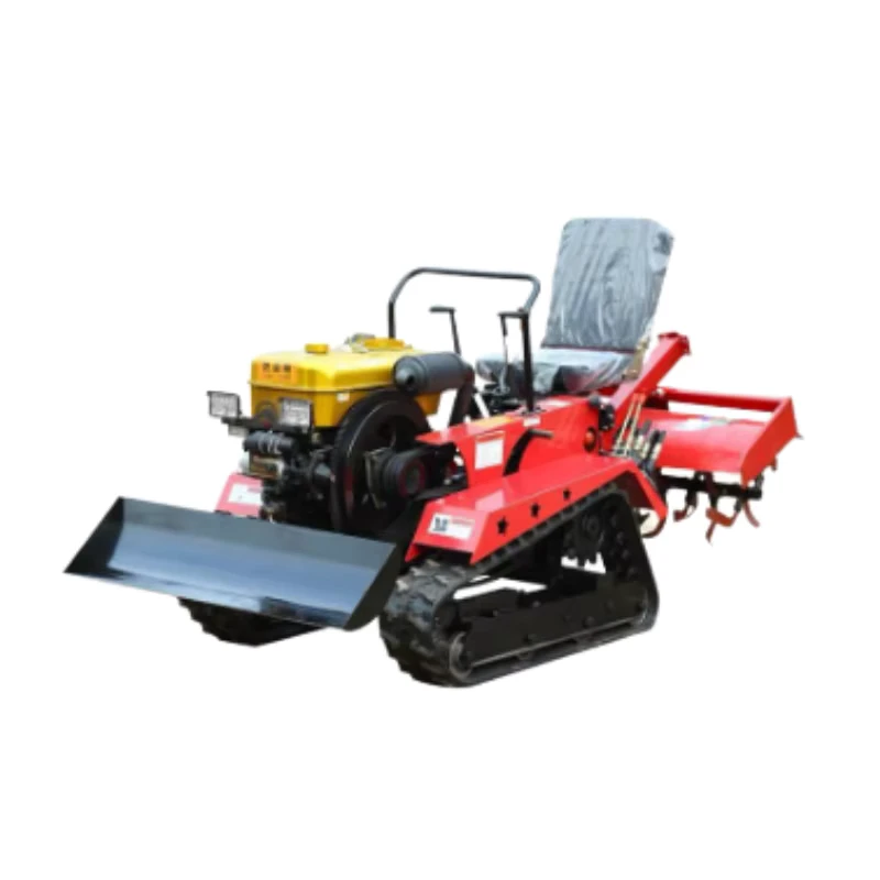 Factory Rubber Tracks Paddy Field 35HP 50HP 60HP 80HP Farm Agricultural Small Mini Crawler Tractor